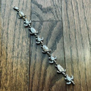 Silver Turtle Bracelet